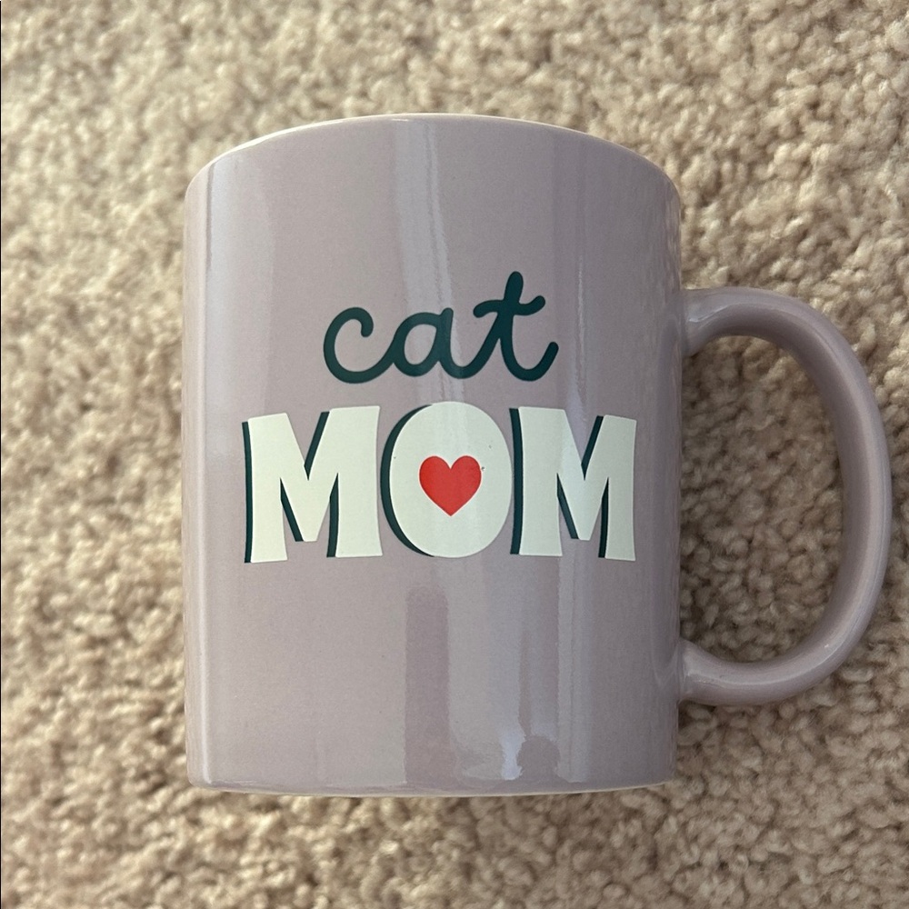 Room Essentials Cat Mom Mug - Lavender